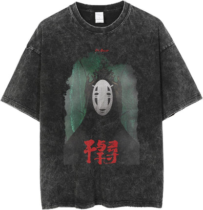 Vintage Washable T-Shirt - Streetwear Anime Graphic