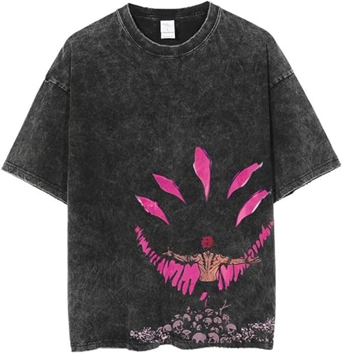 Vintage Washable T-Shirt - Streetwear Anime Graphic