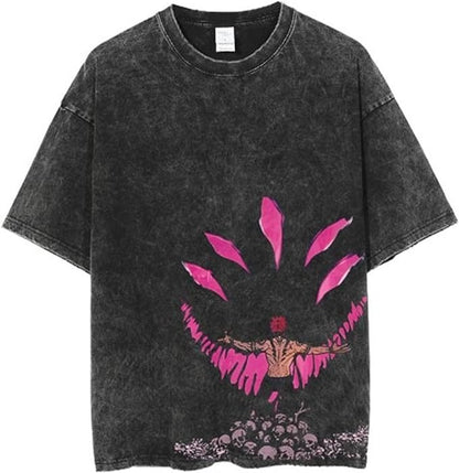 Vintage Washable T-Shirt - Streetwear Anime Graphic