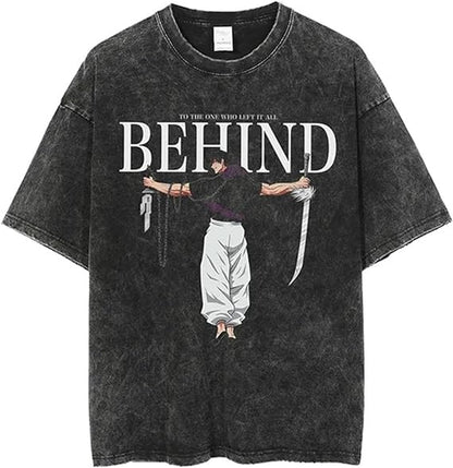 Vintage Washable T-Shirt - Streetwear Anime Graphic