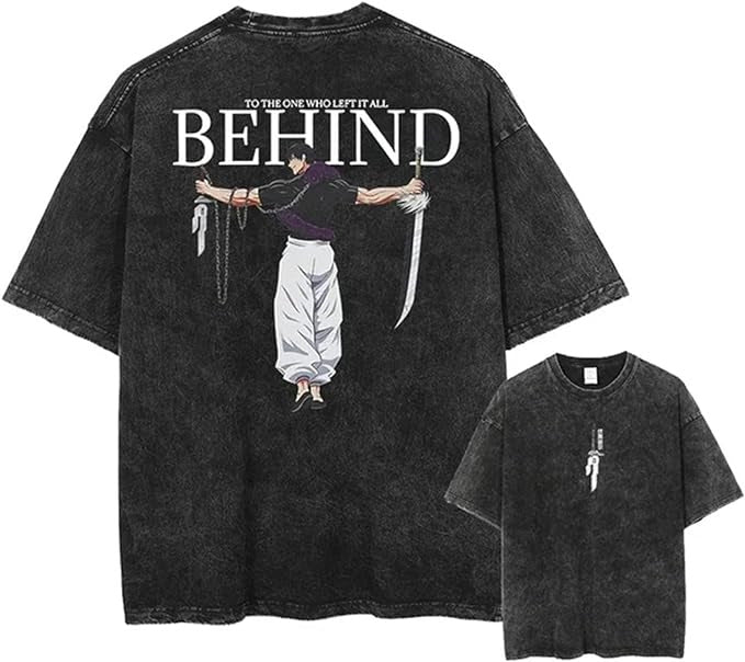 Vintage Washable T-Shirt - Streetwear Anime Graphic